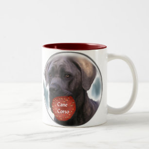 Taza Bicolor Regalos de Navidades de Cane Corso