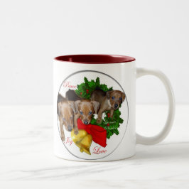 Taza Bicolor Regalos de Navidades de Pinscher en Alemania