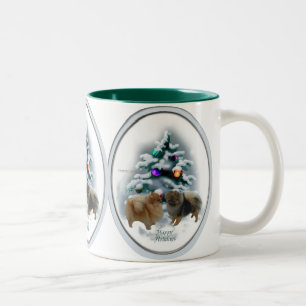 Taza Bicolor Regalos de Navidades de Pomerania