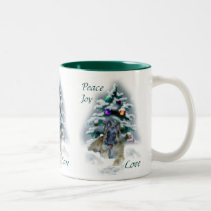 Taza Bicolor Regalos de Navidades de Tervuren de Bélgica