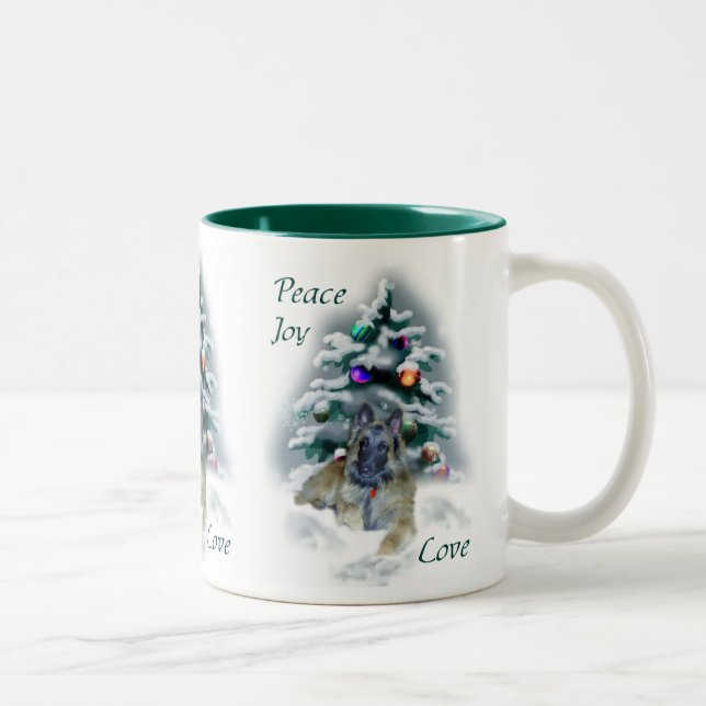 Taza Bicolor Regalos de Navidades de Tervuren de Bélgica (Derecha)