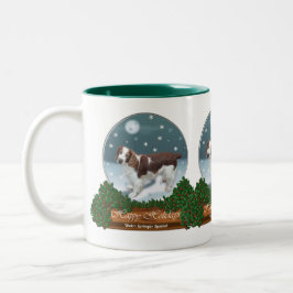Taza Bicolor Regalos de Navidades españoles de Welsh Springer