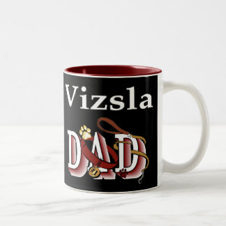 Taza Bicolor Regalos de papá de Vizsla