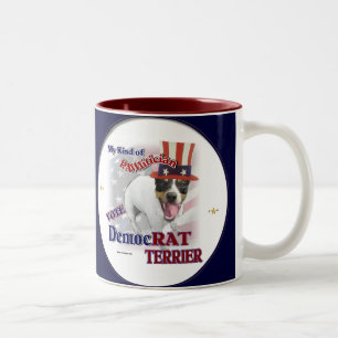 Taza Bicolor Regalos de TERRIER de RATA