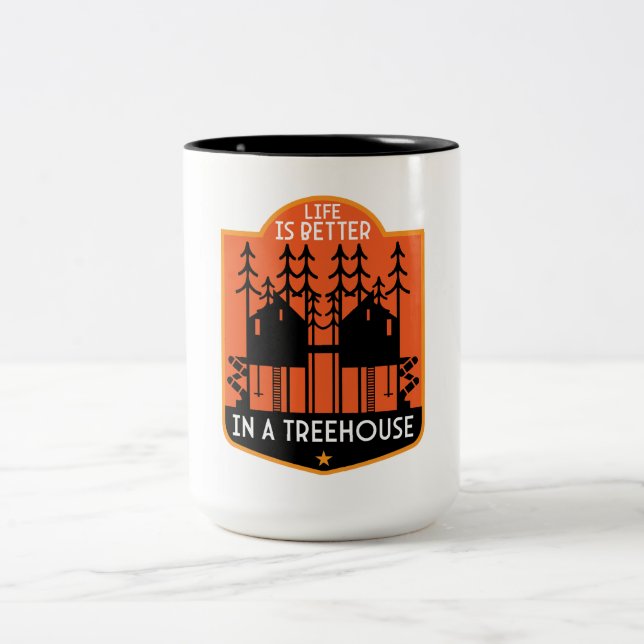 Taza Bicolor Regalos de Treehouse (Centro)