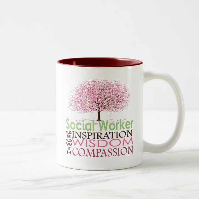 Taza Bicolor Regalos del asistente social (Derecha)