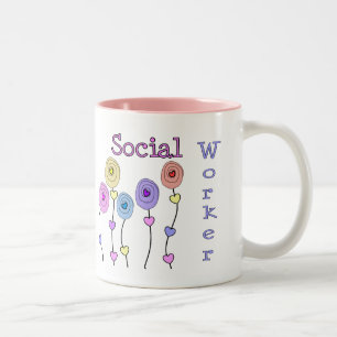 Taza Bicolor Regalos del asistente social