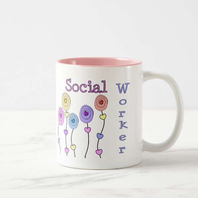 Taza Bicolor Regalos del asistente social (Derecha)