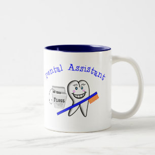 Taza Bicolor Regalos del ayudante de dentista