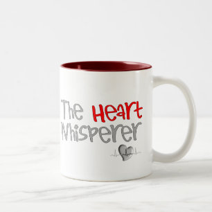 Taza Bicolor Regalos del cardiólogo "el Whisperer del corazón