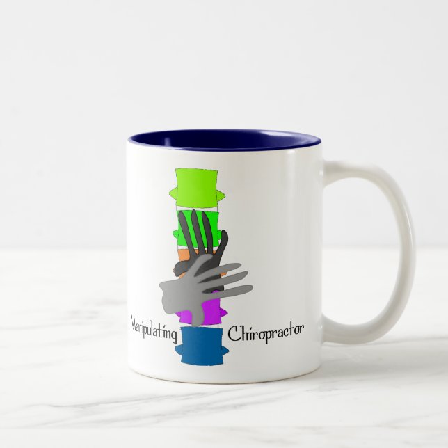 Taza Bicolor Regalos del Chiropractor (Derecha)