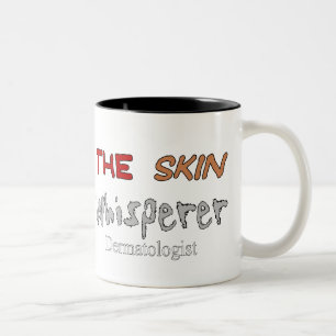 Taza Bicolor Regalos del dermatólogo el Whisperer de la piel