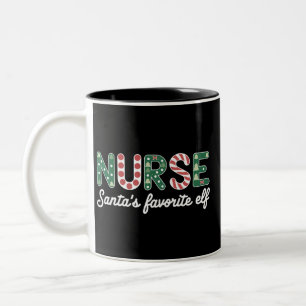 Taza Bicolor Regalos del Día de la Enfermera de la Vida Favorit