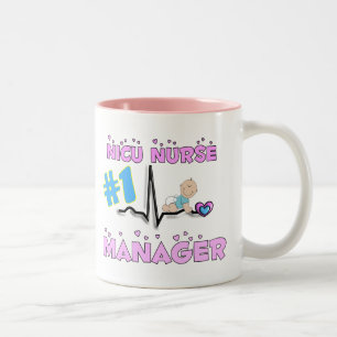 Taza Bicolor Regalos del encargado de la enfermera de NICU