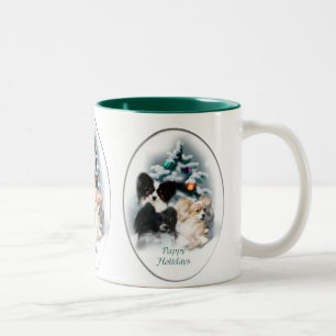 Taza Bicolor Regalos del navidad de Papillon