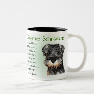 Taza Bicolor Regalos del Schnauzer miniatura
