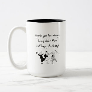 Taza Bicolor Regalos Divertidos de Cumpleaños para Amigos y Her