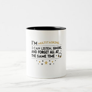 Taza Bicolor Regalos divertidos para el jefe Estoy haciendo var