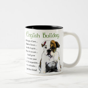 Taza Bicolor Regalos ingleses del bulldog
