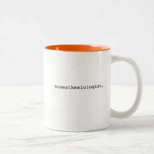 Taza Bicolor regalos para anestesiólogo anestesiología médico