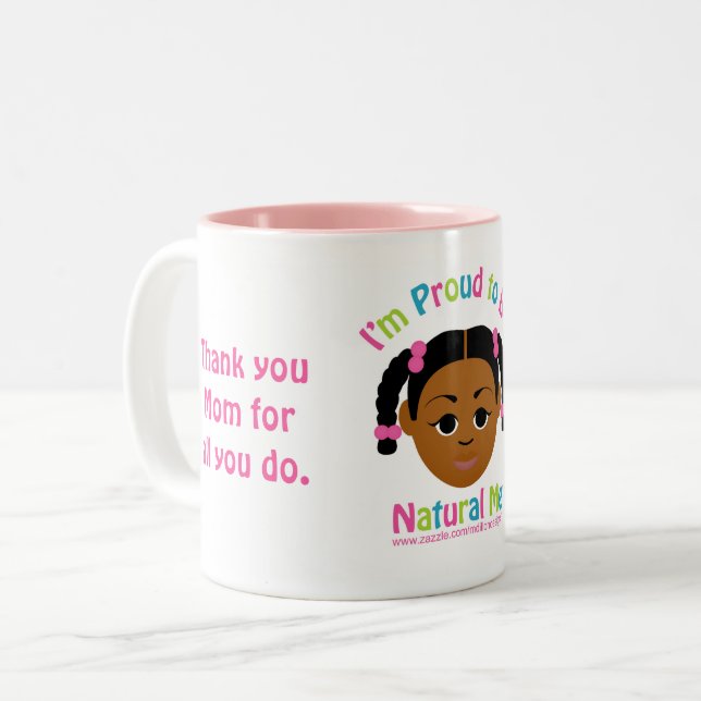 Taza Bicolor Regalos para mamá (Anverso izquierdo)