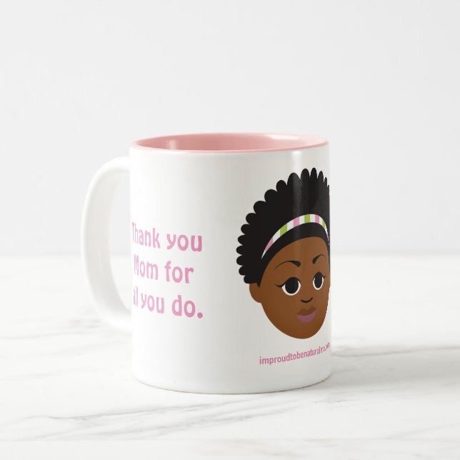 Taza Bicolor Regalos para mamá (Anverso izquierdo)