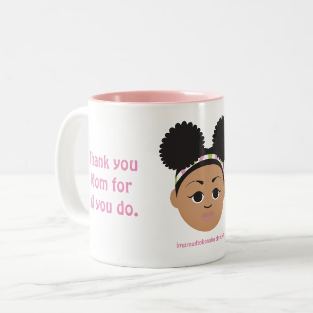 Taza Bicolor Regalos para mamá (Anverso izquierdo)