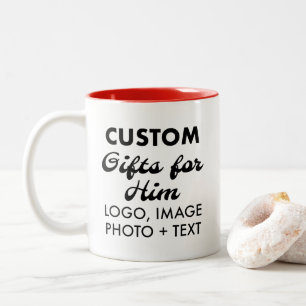 Taza Bicolor Regalos personalizados para él: Mug de dos tonos r