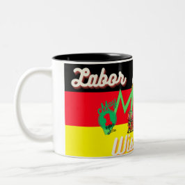 Taza Bicolor Regalos temáticos del Día del Trabajo de Alemania