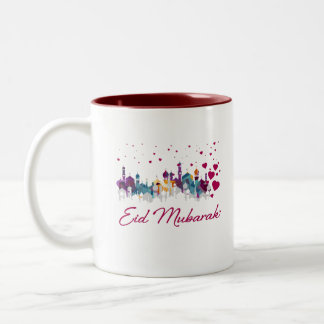 Taza Bicolor Regalos únicos islámicos coloridos del amor de Eid