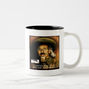 Taza Bicolor Regalos y Tarjetas de Buffalo Bill Cody Su Arma y 