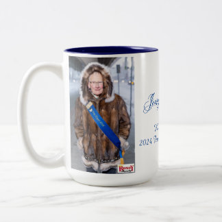 Taza Bicolor regente revisado del rey del lobo rondy 2024 15oz 