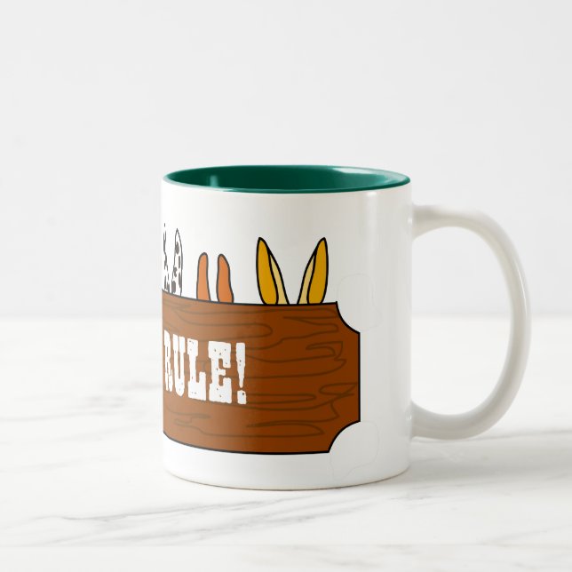 Taza Bicolor ¡Regla de las mulas! (Derecha)