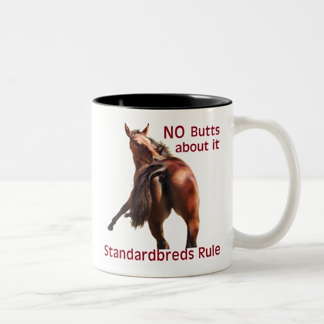 Taza Bicolor Regla de Standardbreds (Derecha)