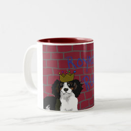 Taza Bicolor Reglas de regalías King Cavalier 11 oz Mug de dos