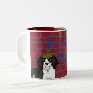 Taza Bicolor Reglas de regalías King Cavalier 11 oz Mug de dos 