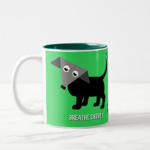 Taza Bicolor Rego Berto Breath Profundamente