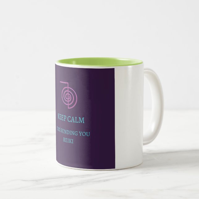 TAZA BICOLOR REIKI MUGS (Anverso derecho)