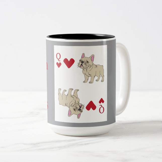 Taza Bicolor Reina de Corazones (Anverso derecho)