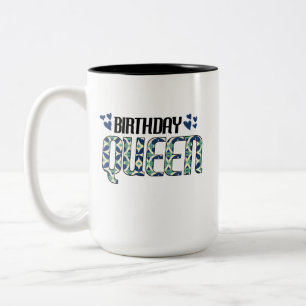 Taza Bicolor Reina de cumpleaños