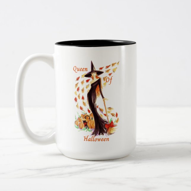 Taza Bicolor Reina de Halloween Mug (Izquierda)