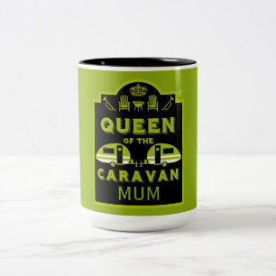 Taza Bicolor Reina de la caravana