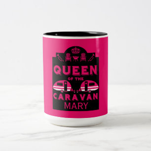Taza Bicolor Reina de la caravana