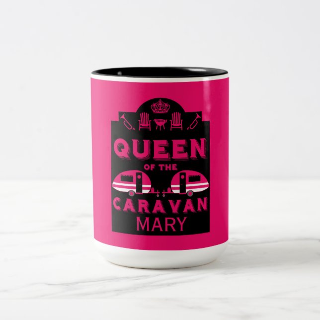 Taza Bicolor Reina de la caravana (Centro)