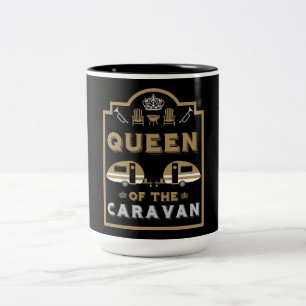 Taza Bicolor Reina de la caravana