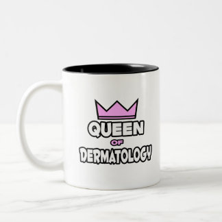 Taza Bicolor Reina de la dermatología