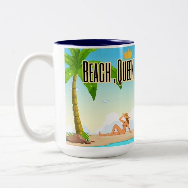 Taza Bicolor reina de la voz (Izquierda)