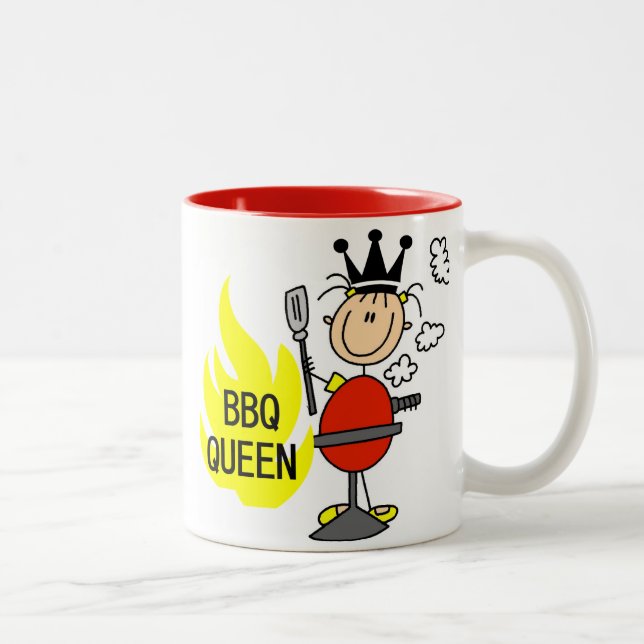 Taza Bicolor Reina del Bbq (Derecha)