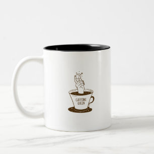 Taza Bicolor Reina del Caféine