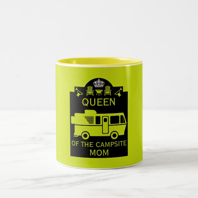 Taza Bicolor Reina Del Campamento (Centro)